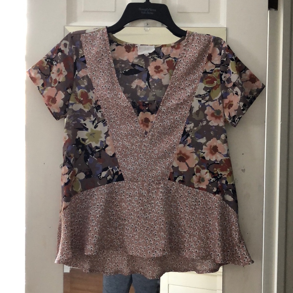 Anthropologie floral top